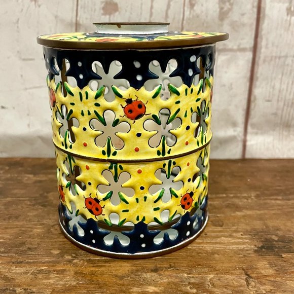 Kelvin Chen Enameled Copper Candle Holder - Picture 6 of 10